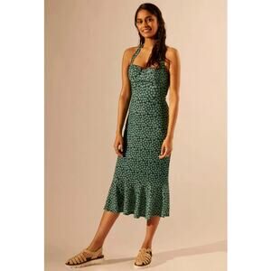 Anthropologie Hutch Halter Corset Midi Dress - New - Small